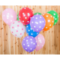 candy color polka dot latex balloons